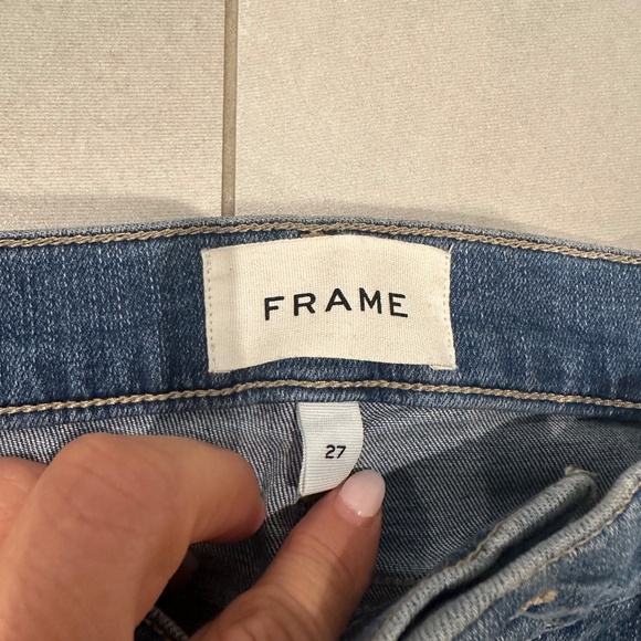 FRAME Le High Waist Flare Jeans - Size 27 - Picture 9 of 11